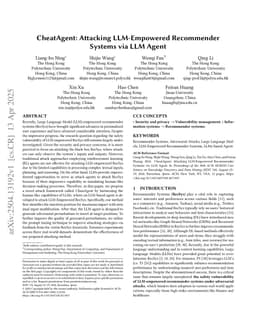 CheatAgent: Attacking LLM-Empowered Recommender Systems via LLM Agent