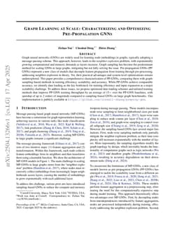 Graph Learning at Scale: Characterizing and Optimizing Pre-Propagation GNNs