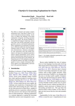 ChartQA-X: Generating Explanations for Charts