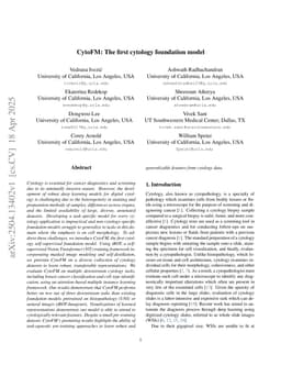CytoFM: The first cytology foundation model