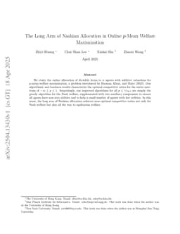 The Long Arm of Nashian Allocation in Online $p$-Mean Welfare Maximization