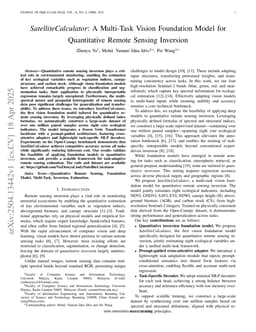 SatelliteCalculator: A Multi-Task Vision Foundation Model for Quantitative Remote Sensing Inversion