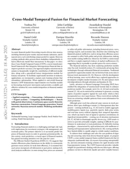 Cross-Modal Temporal Fusion for Financial Market Forecasting