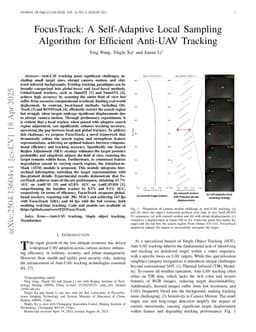 FocusTrack: A Self-Adaptive Local Sampling Algorithm for Efficient Anti-UAV Tracking