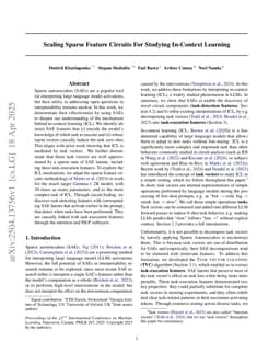 Scaling sparse feature circuit finding for in-context learning