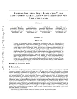 Fighting Fires from Space: Leveraging Vision Transformers for Enhanced Wildfire Detection and Characterization