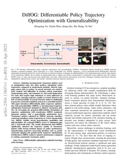 DiffOG: Differentiable Policy Trajectory Optimization with Generalizability