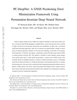 PC-DeepNet: A GNSS Positioning Error Minimization Framework Using Permutation-Invariant Deep Neural Network