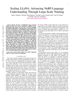 Scaling LLaNA: Advancing NeRF-Language Understanding Through Large-Scale Training