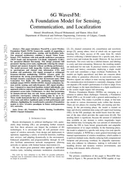 6G WavesFM: A Foundation Model for Sensing, Communication, and Localization