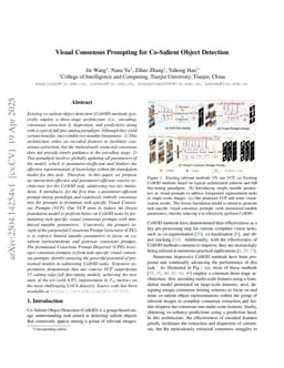 Visual Consensus Prompting for Co-Salient Object Detection