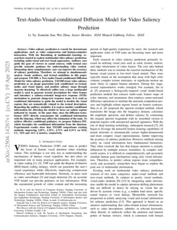 Text-Audio-Visual-conditioned Diffusion Model for Video Saliency Prediction