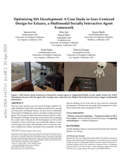 Optimizing SIA Development: A Case Study in User-Centered Design for Estuary, a Multimodal Socially Interactive Agent Framework