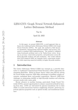 LBM-GNN: Graph Neural Network Enhanced Lattice Boltzmann Method