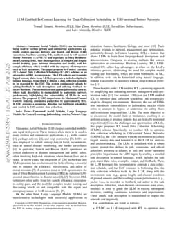 LLM-Enabled In-Context Learning for Data Collection Scheduling in UAV-assisted Sensor Networks