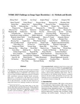 NTIRE 2025 Challenge on Image Super-Resolution ($\times$4): Methods and Results