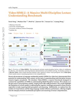 Video-MMLU: A Massive Multi-Discipline Lecture Understanding Benchmark