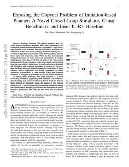 Exposing the Copycat Problem of Imitation-based Planner: A Novel Closed-Loop Simulator, Causal Benchmark and Joint IL-RL Baseline