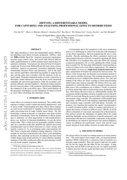 DiffVox: A Differentiable Model for Capturing and Analysing Professional Effects Distributions