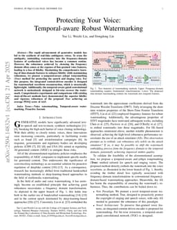 Protecting Your Voice: Temporal-aware Robust Watermarking