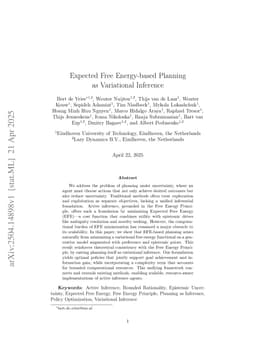 Expected Free Energy-based Planning as Variational Inference