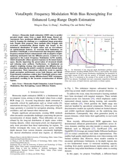 VistaDepth: Frequency Modulation With Bias Reweighting For Enhanced Long-Range Depth Estimation