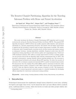 The Iterative Chainlet Partitioning Algorithm for the Traveling Salesman Problem with Drone and Neural Acceleration