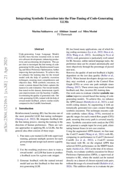 Integrating Symbolic Execution into the Fine-Tuning of Code-Generating LLMs