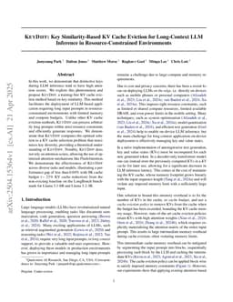 KeyDiff: Key Similarity-Based KV Cache Eviction for Long-Context LLM Inference in Resource-Constrained Environments