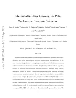 Interpretable Deep Learning for Polar Mechanistic Reaction Prediction