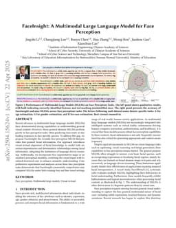 FaceInsight: A Multimodal Large Language Model for Face Perception