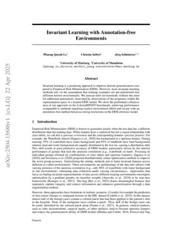 Invariant Learning with Annotation-free Environments