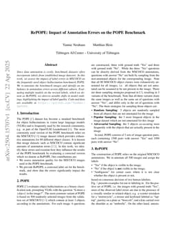 RePOPE: Impact of Annotation Errors on the POPE Benchmark