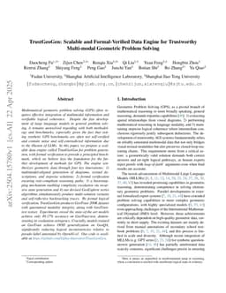 TrustGeoGen: Scalable and Formal-Verified Data Engine for Trustworthy Multi-modal Geometric Problem Solving