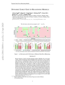 Dynamic Early Exit in Reasoning Models