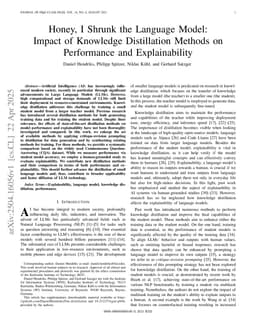 Honey, I Shrunk the Language Model: Impact of Knowledge Distillation Methods on Performance and Explainability