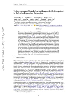 Vision-Language Models Are Not Pragmatically Competent in Referring Expression Generation