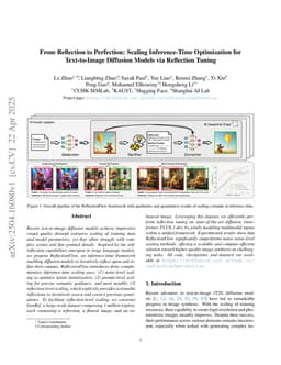 From Reflection to Perfection: Scaling Inference-Time Optimization for Text-to-Image Diffusion Models via Reflection Tuning