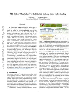 MR. Video: "MapReduce" is the Principle for Long Video Understanding