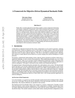 A Framework for Objective-Driven Dynamical Stochastic Fields