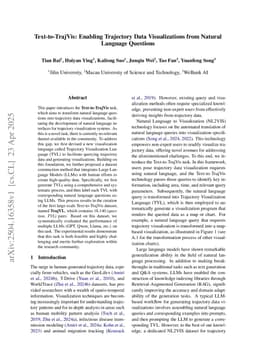 Text-to-TrajVis: Enabling Trajectory Data Visualizations from Natural Language Questions