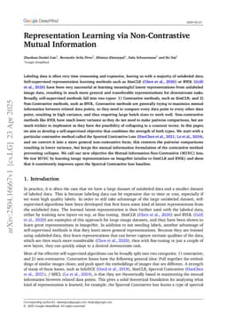 Representation Learning via Non-Contrastive Mutual Information