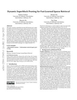 Dynamic Superblock Pruning for Fast Learned Sparse Retrieval