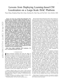 Lessons from Deploying Learning-based CSI Localization on a Large-Scale ISAC Platform