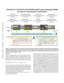 TimeSoccer: An End-to-End Multimodal Large Language Model for Soccer Commentary Generation