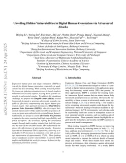 Unveiling Hidden Vulnerabilities in Digital Human Generation via Adversarial Attacks