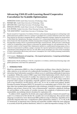 Advancing CMA-ES with Learning-Based Cooperative Coevolution for Scalable Optimization