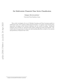 On Multivariate Financial Time Series Classification