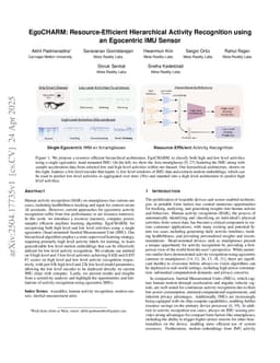 EgoCHARM: Resource-Efficient Hierarchical Activity Recognition using an Egocentric IMU Sensor