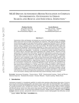 Near-Driven Autonomous Rover Navigation in Complex Environments: Extensions to Urban Search-and-Rescue and Industrial Inspection